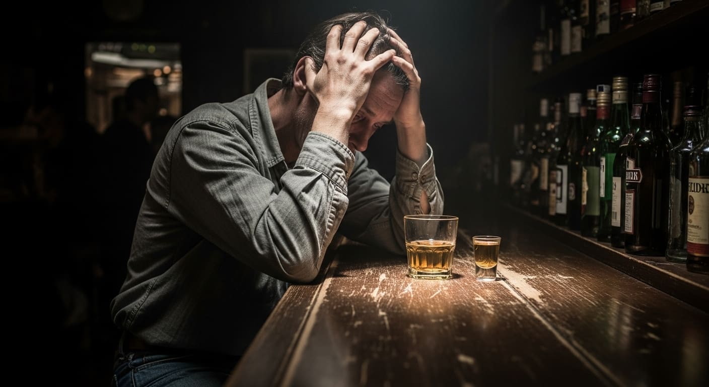 Depressão causada pelo consumo excessivo de álcool