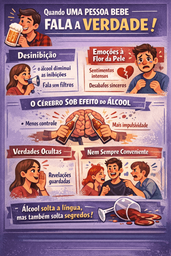 Quando a Pessoa Bebe Fala a Verdade? Entenda os Efeitos do Álcool