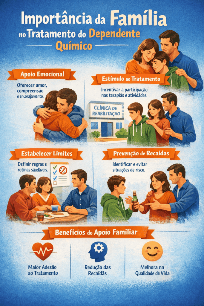 Apoio familiar no tratamento da dependência química