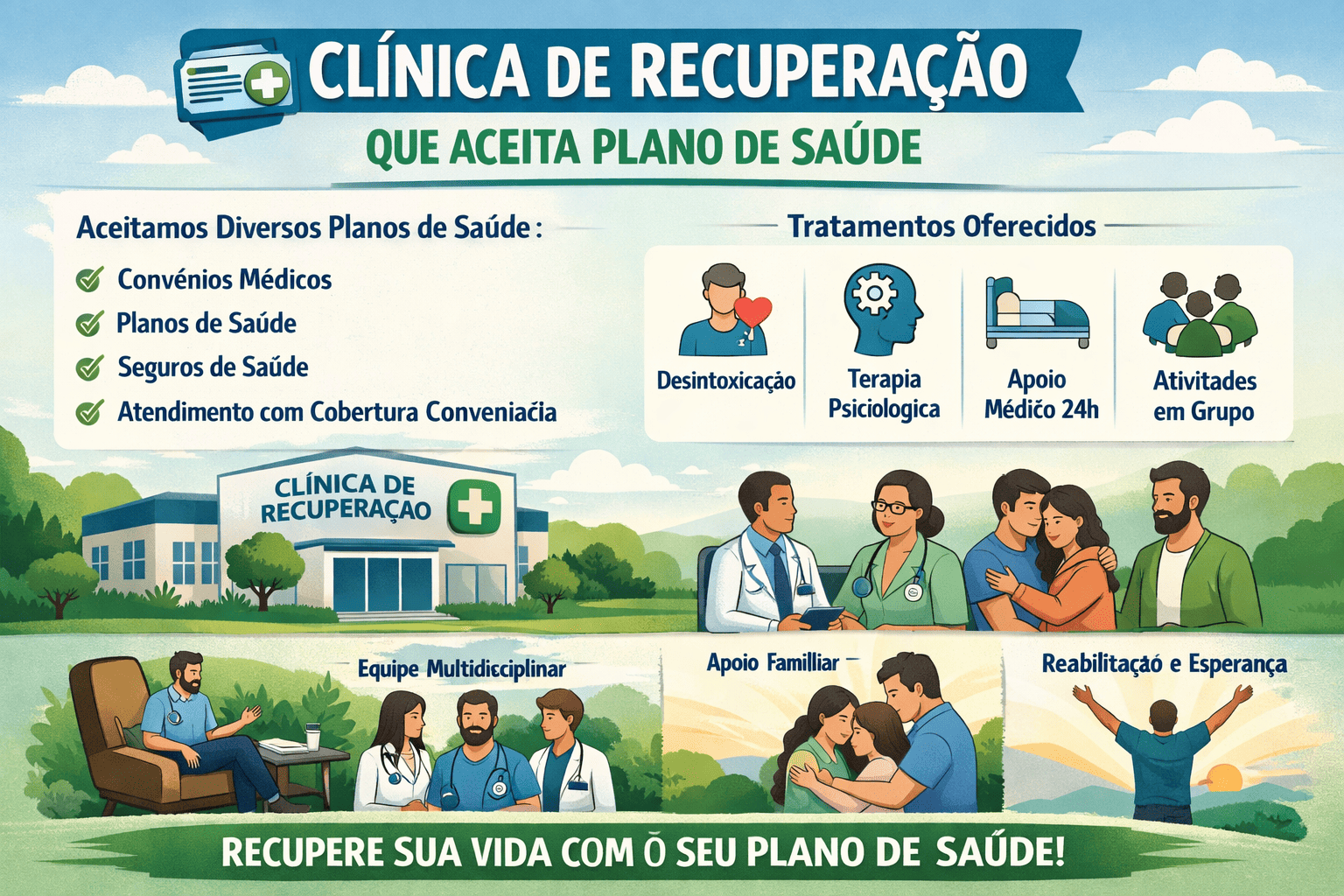 Clínica de recuperação que aceita Porto Seguro em São Paulo